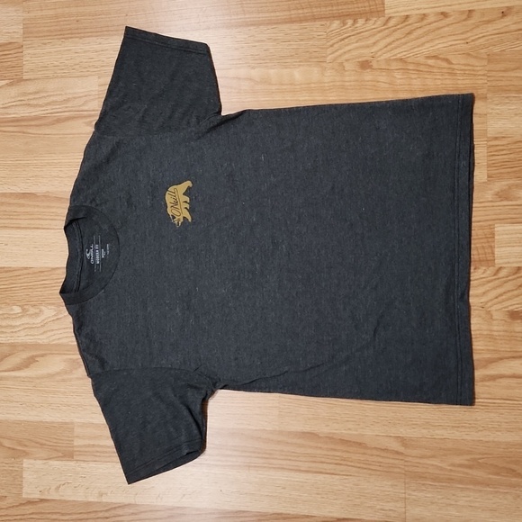O'Neill Mens Gray Charcoal Heather Logo Graphic Printed T-Shirt Size M - Picture 1 of 6